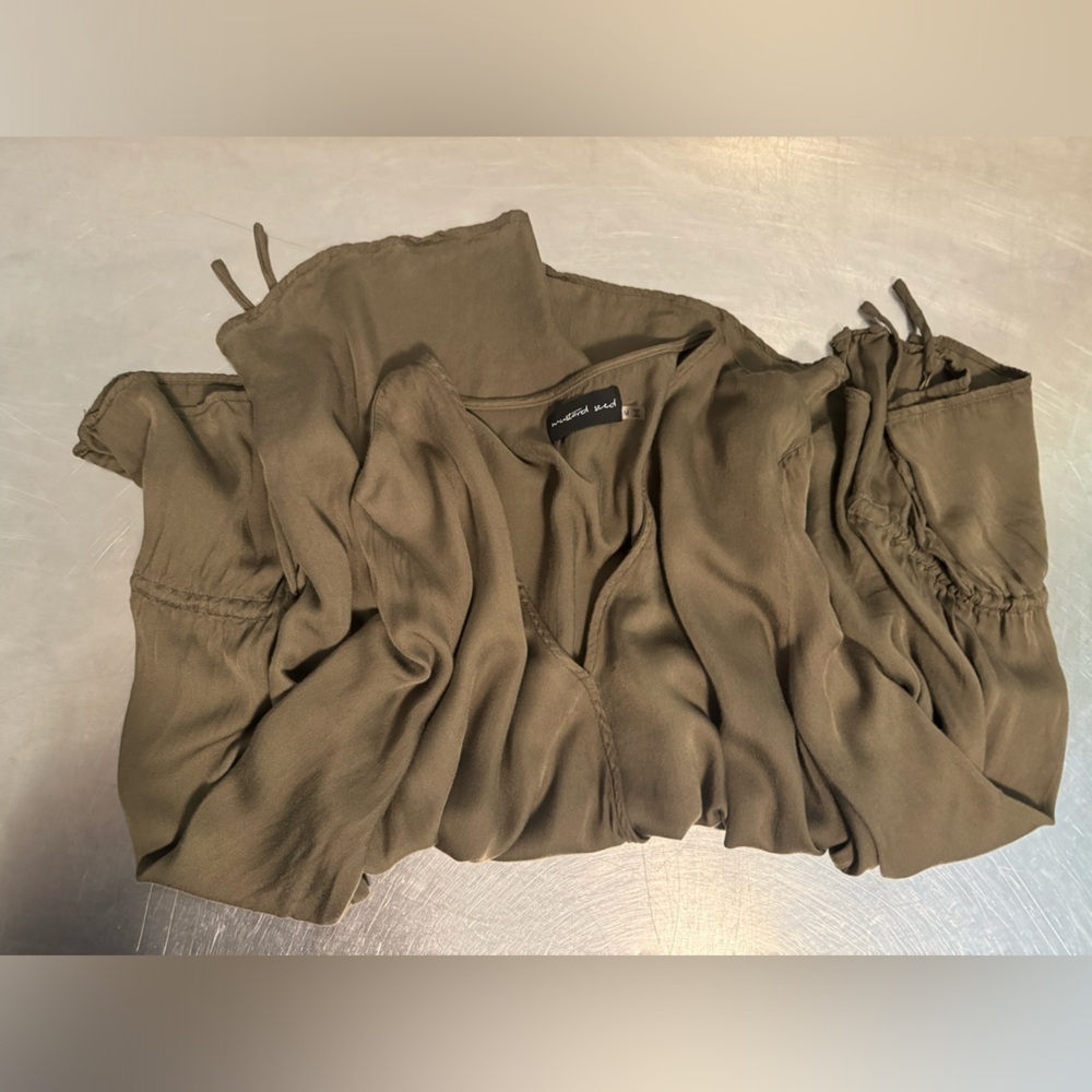 Mustard Seed - crossover long sleeve blouse - Picture 7 of 9
